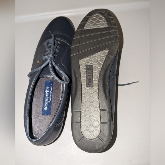 Easy Spirit Motion Leather Oxfords Navy size 7 Narrow - Picture 7 of 8